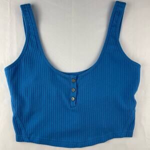 Free People FP Movement Luxe Rib Snap Tank Size M